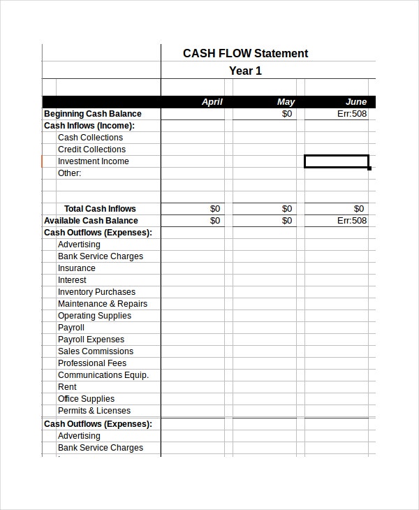 microsoft office 2011 for mac excel projected college cash flow analysis worksheet