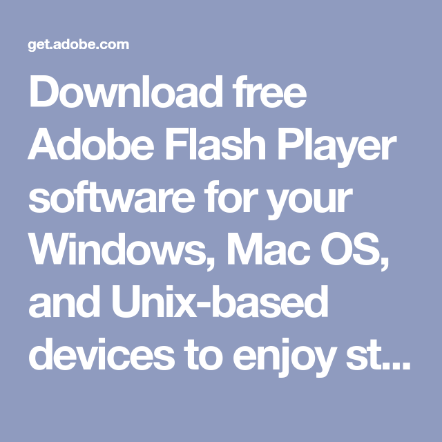 adobe player free download for mac